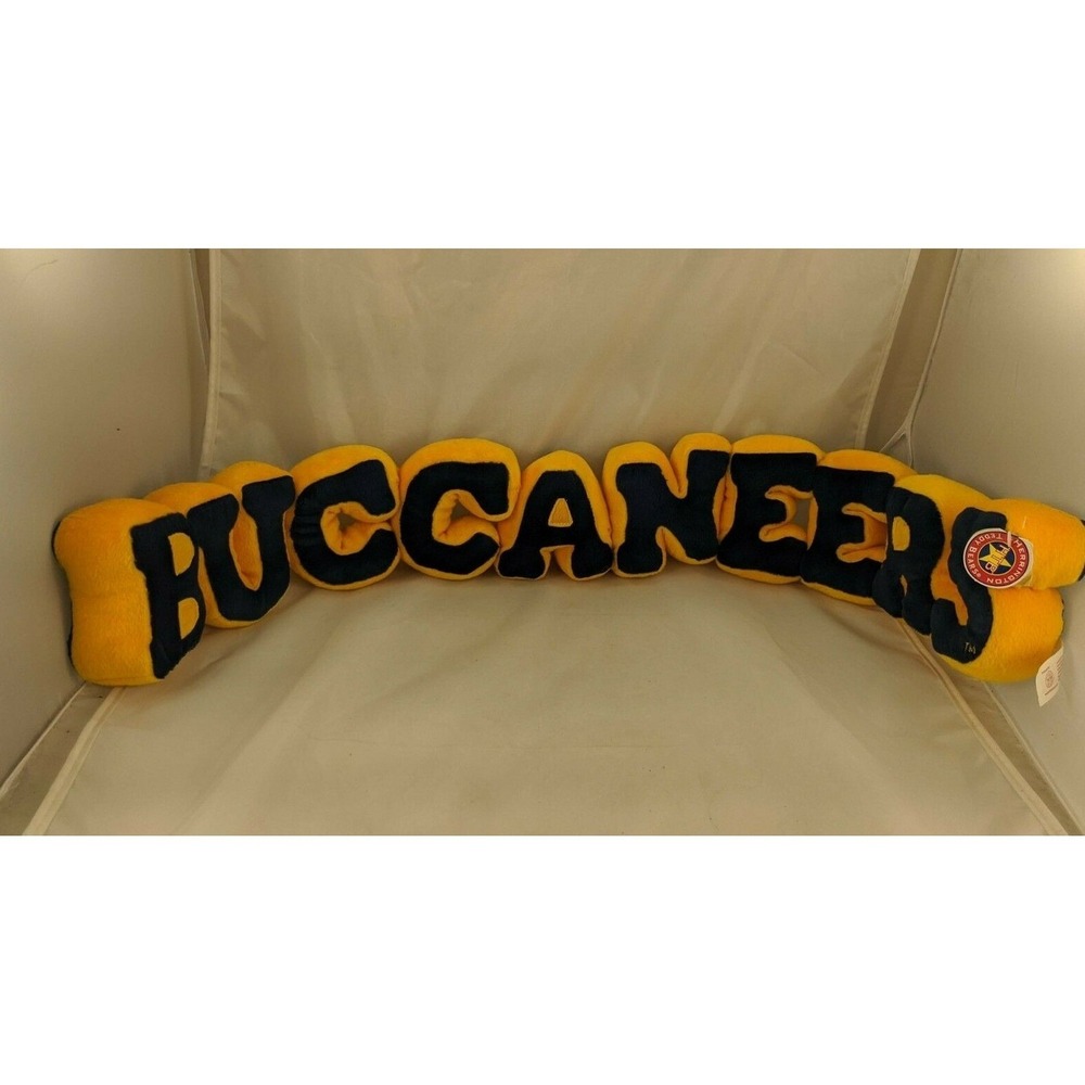 Buccaneers Plush Herrington Teddy Bears 34 Inch Long Blue Gold Stuffed Toy